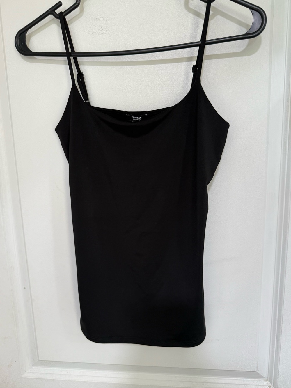 Express Body Contour Black Spaghetti Strap Camisole